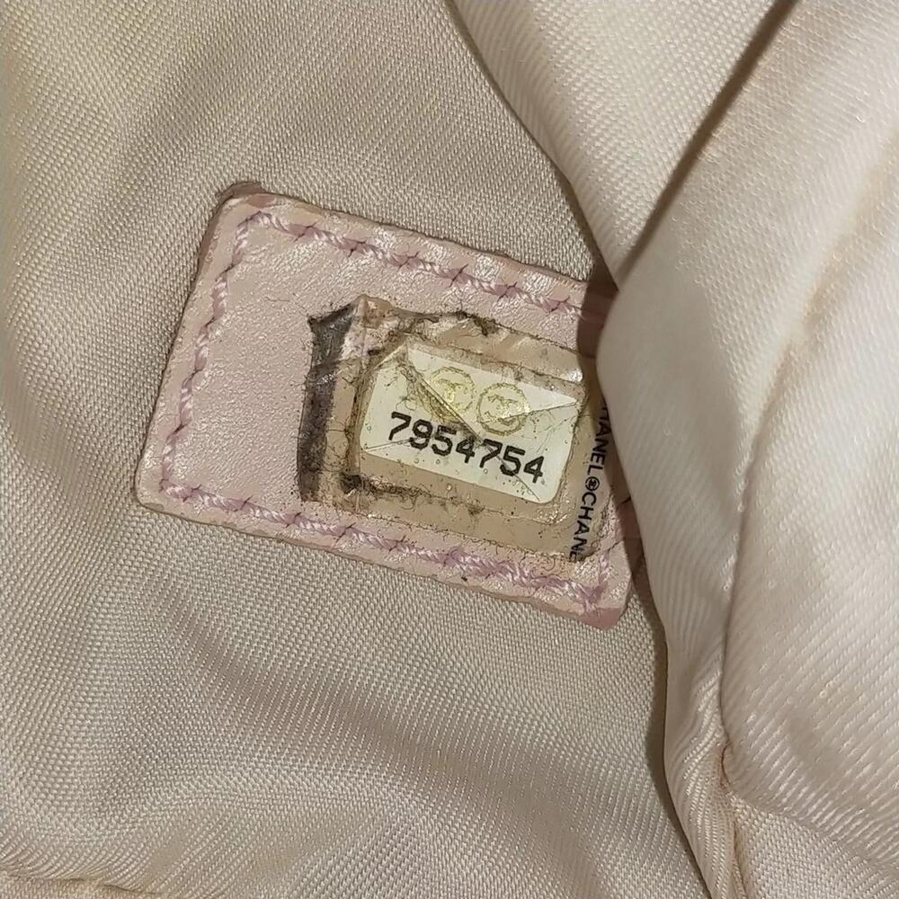 Chanel Pink Nylon Travel Line Tote Bag - Picture 9 of 15